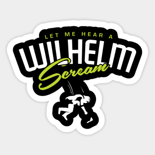 Wilhelm Scream Sticker